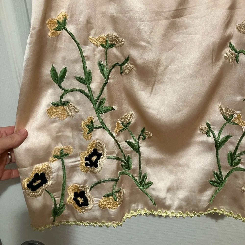 Free People Intimately *Bali Garden* Party Slip. NWOT. Medium - Picture 10 of 16